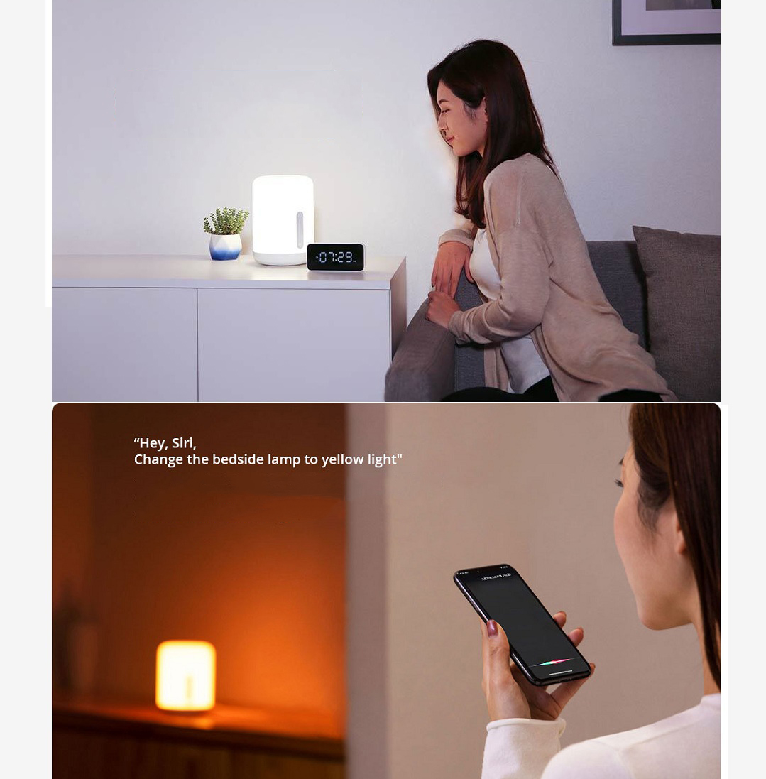 Умная настольная лампа-ночник Xiaomi Mijia Bedside Lamp 2 (MJCTD02YL)